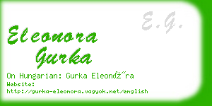 eleonora gurka business card